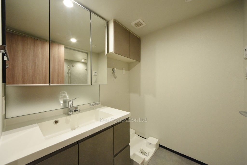 プライムガーデン恵比寿南の写真 パウダールーム ※10階の同じ間取タイプを撮影。仕様が異なることがあります。