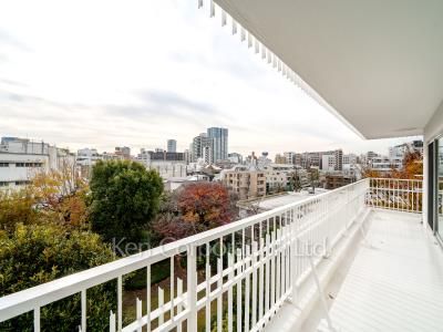三田綱町パークマンションの写真 バルコニー
