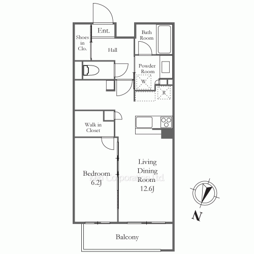 デュークハウス目黒の写真 間取り