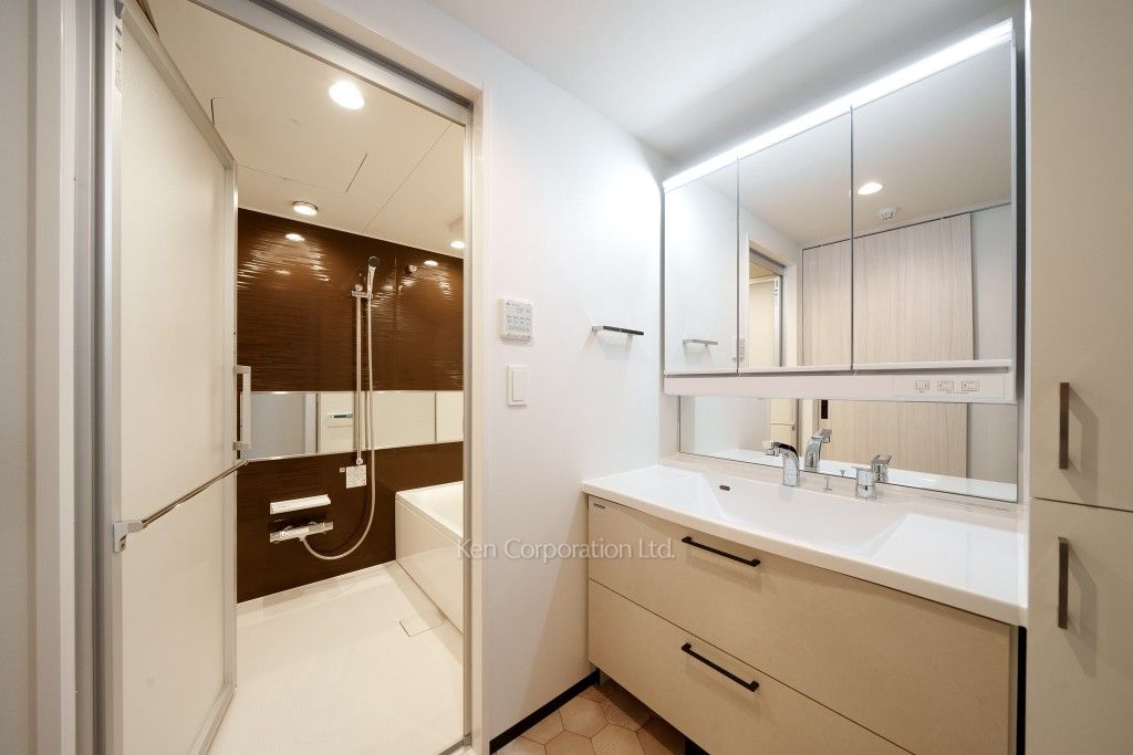 デュークハウス目黒の写真 パウダールーム ※3階の同じ間取タイプを撮影。仕様が異なることがあります。