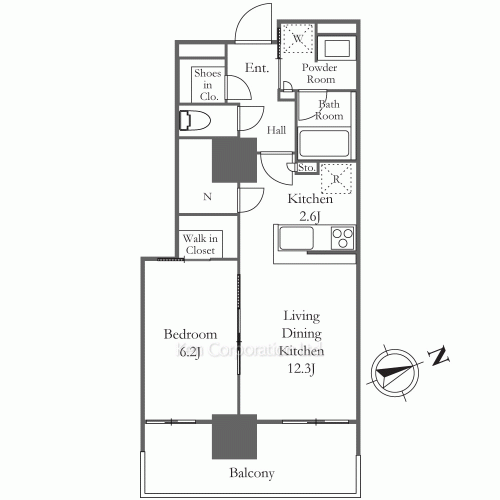 ロイヤルパークス品川の写真 間取り