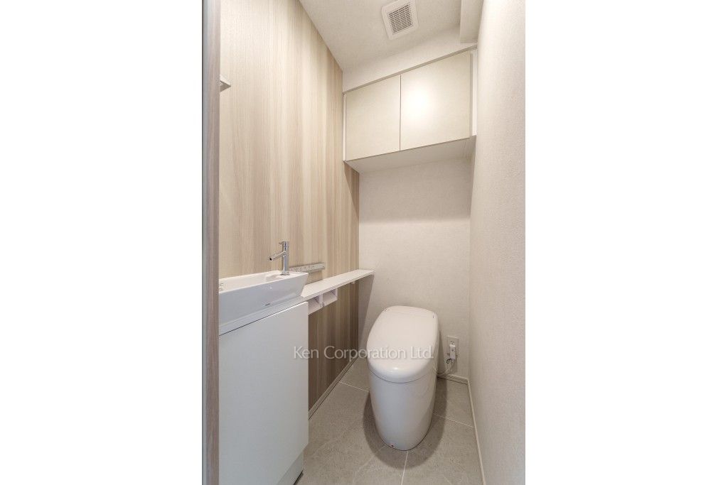 THE AKASAKA RESIDENCE S.O.A The spirit of akasakaの写真 トイレ ※9階の同じ間取タイプを撮影。仕様が異なることがあります。