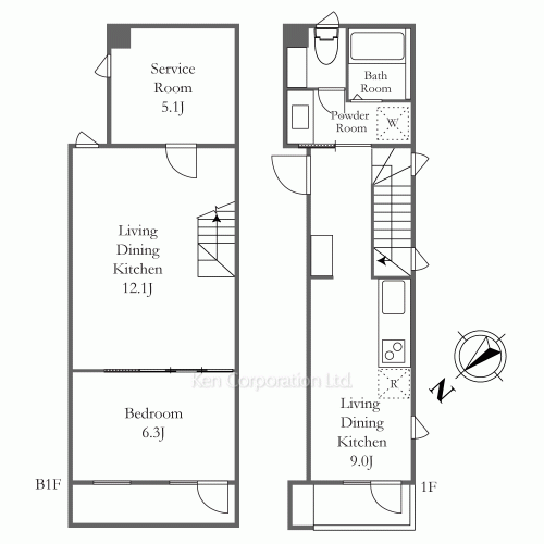 Ts Residence白金高輪の写真 間取り