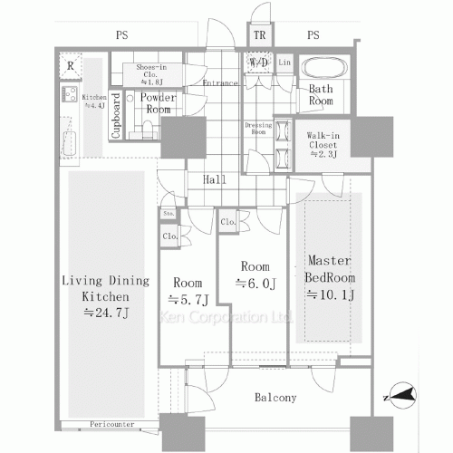 GRAN PASEO 広尾の写真 間取り