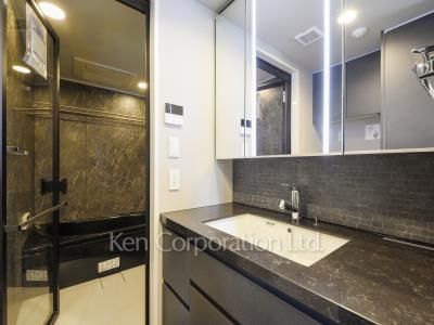 レフィールオーブ麻布仙台坂の写真 パウダールーム ※4階の同じ間取タイプを撮影。仕様が異なることがあります。