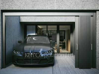 THE GRANDUO SAKURASHINMACHIの写真 駐車場（完成予想図） ※1階の同じ間取タイプを撮影。仕様が異なることがあります。