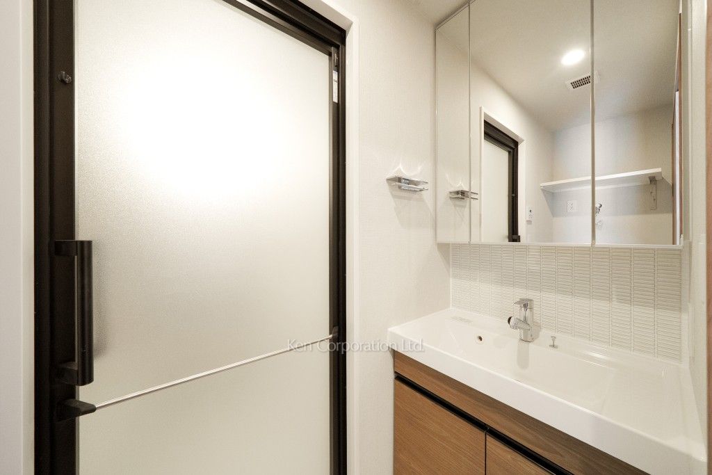 ジオエント白金台の写真 パウダールーム ※6階の同じ間取タイプを撮影。仕様が異なることがあります。