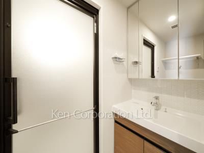 ジオエント白金台の写真 パウダールーム ※6階の同じ間取タイプを撮影。仕様が異なることがあります。