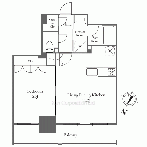 ジオエント白金台の写真 間取り
