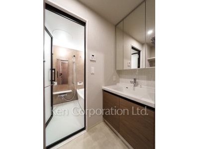 ジオエント白金台の写真 パウダールーム ※12階の同じ間取タイプを撮影。仕様が異なることがあります。