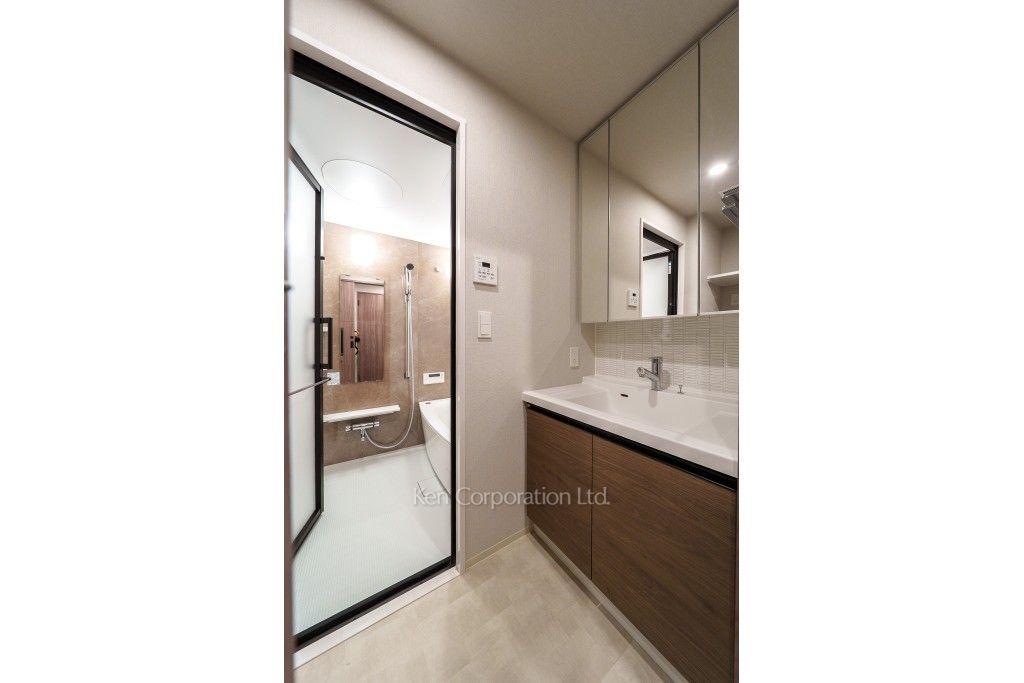 ジオエント白金台の写真 パウダールーム ※12階の同じ間取タイプを撮影。仕様が異なることがあります。