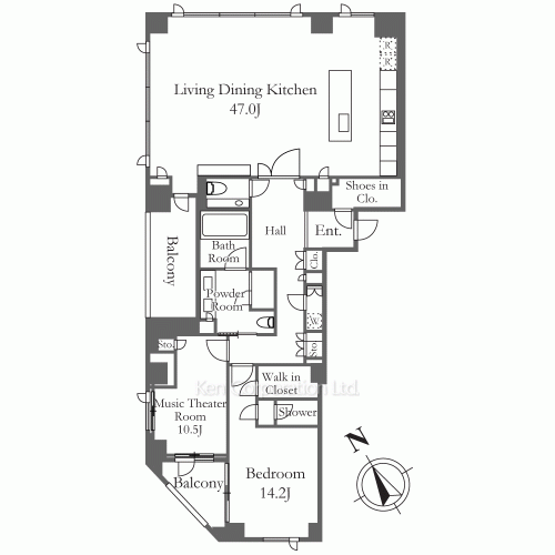 プレステージレジデンス白金台の写真 間取り