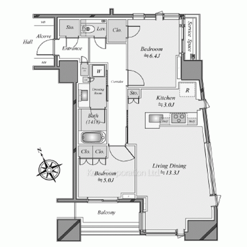 プラウド虎ノ門の写真 間取り