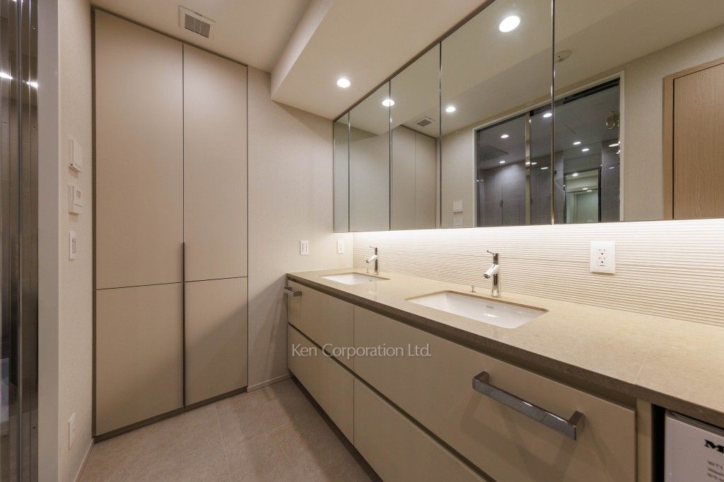 TAKANAWA GATEWAY CITY RESIDENCEの写真 パウダールーム ※35階の同じ間取タイプを撮影。仕様が異なることがあります。