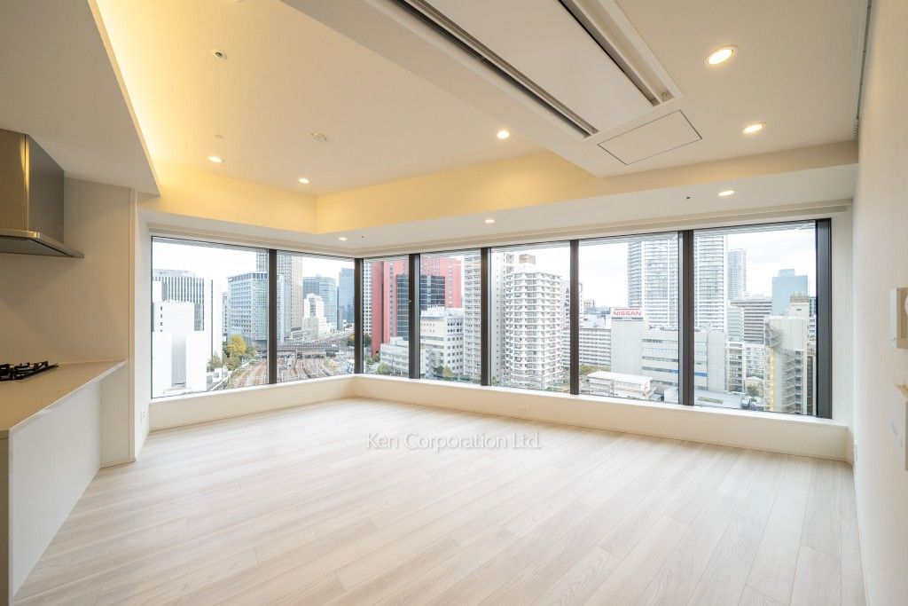 TAKANAWA GATEWAY CITY RESIDENCEの写真 リビングダイニングキッチン※画像は同タイプの1024号室（SAタイプ・スノーグレージュ）です。階数・カラータイプが異なる場合があります。 ※10階の同じ間取タイプを撮影。仕様が異なることがあります。