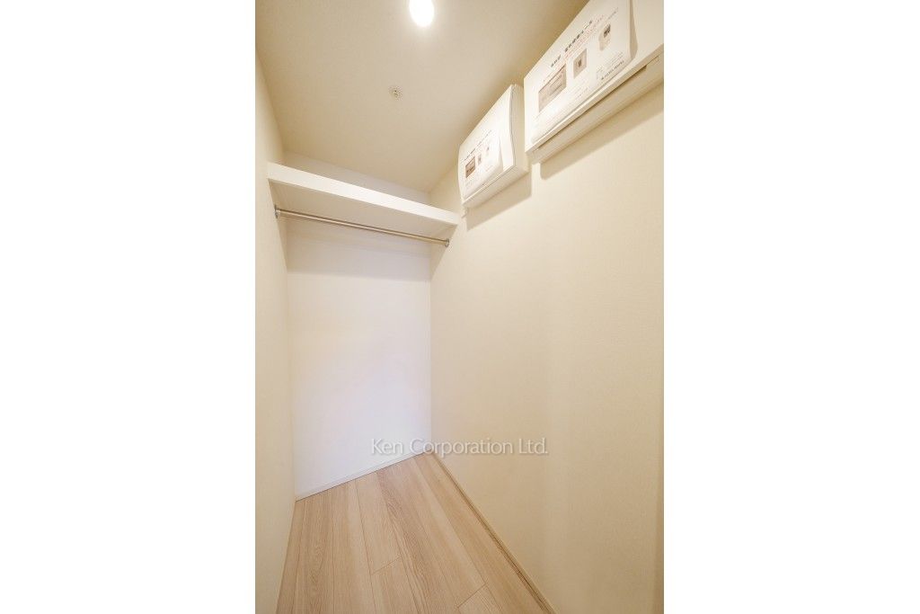 TAKANAWA GATEWAY CITY RESIDENCEの写真 ウォークインクローゼット※画像は1012号室（SMタイプ・スノーグレージュ）です。