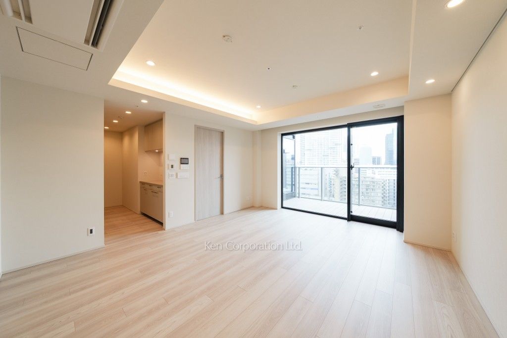 TAKANAWA GATEWAY CITY RESIDENCEの写真 居室（LDなど） ※9階の同じ間取タイプを撮影。仕様が異なることがあります。