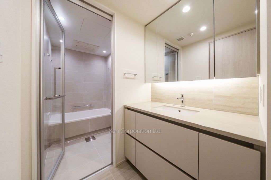 TAKANAWA GATEWAY CITY RESIDENCEの写真 パウダールーム ※9階の同じ間取タイプを撮影。仕様が異なることがあります。
