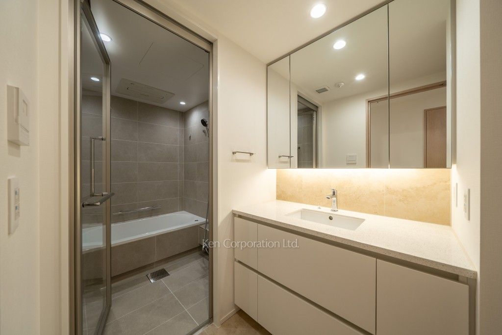 TAKANAWA GATEWAY CITY RESIDENCEの写真 パウダールーム ※17階の同じ間取タイプを撮影。仕様が異なることがあります。