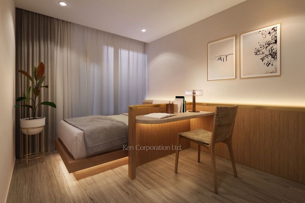 TAKANAWA GATEWAY CITY RESIDENCEの写真 ベッドルーム　※画像はCGで作成されたモデルルームです。 間取り・階数が異なります。