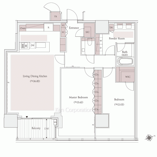 TAKANAWA GATEWAY CITY RESIDENCEの写真 間取り