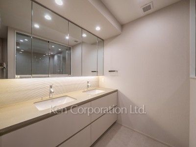 TAKANAWA GATEWAY CITY RESIDENCEの写真 パウダールーム ※36階の同じ間取タイプを撮影。仕様が異なることがあります。
