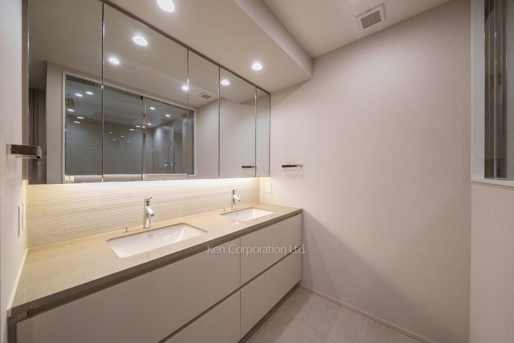 TAKANAWA GATEWAY CITY RESIDENCEの写真 パウダールーム ※36階の同じ間取タイプを撮影。仕様が異なることがあります。