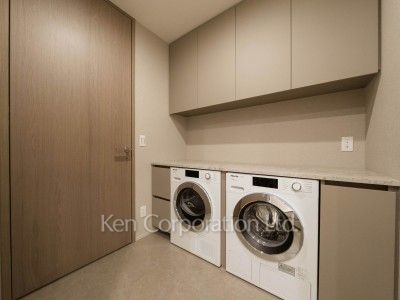 TAKANAWA GATEWAY CITY RESIDENCEの写真 洗濯機置き場 ※38階の同じ間取タイプを撮影。仕様が異なることがあります。