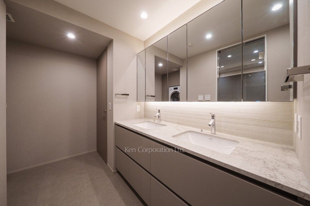 TAKANAWA GATEWAY CITY RESIDENCEの写真 パウダールーム ※38階の同じ間取タイプを撮影。仕様が異なることがあります。
