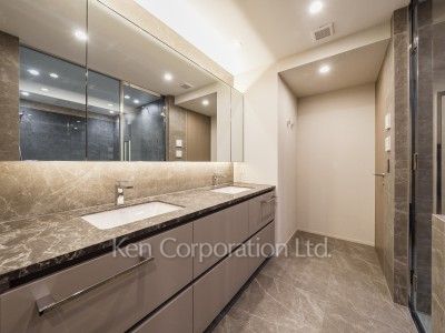 TAKANAWA GATEWAY CITY RESIDENCEの写真 パウダールーム ※38階の同じ間取タイプを撮影。仕様が異なることがあります。