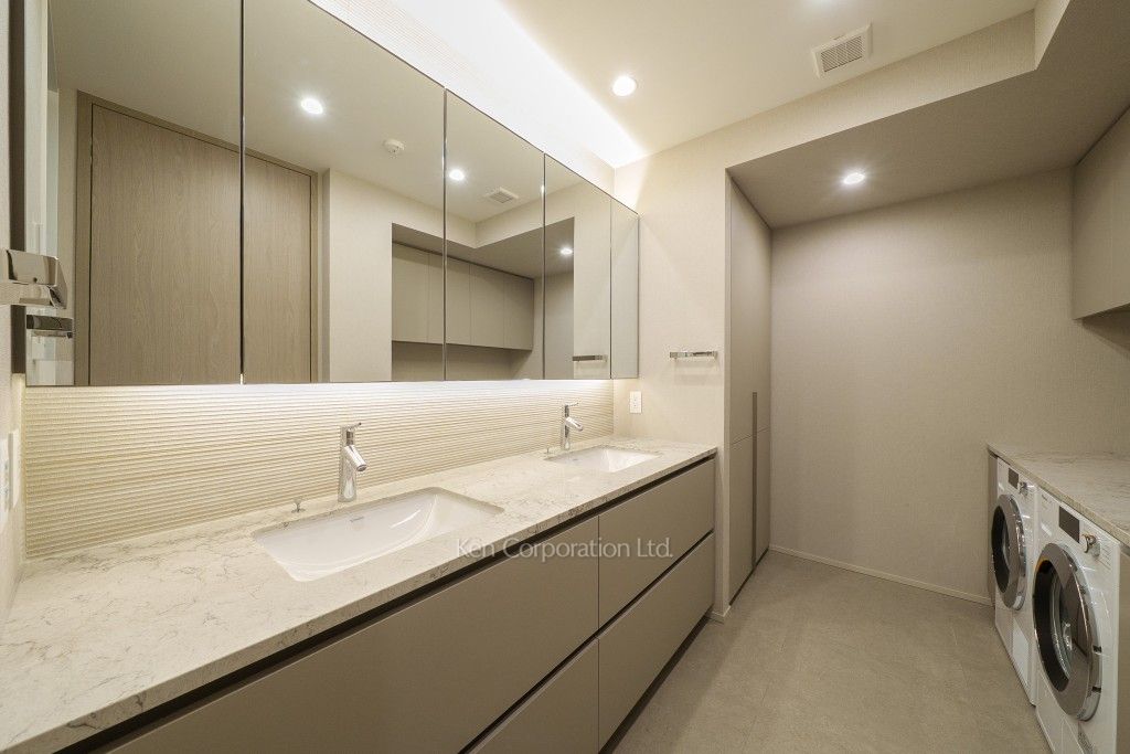 TAKANAWA GATEWAY CITY RESIDENCEの写真 パウダールーム ※38階の同じ間取タイプを撮影。仕様が異なることがあります。