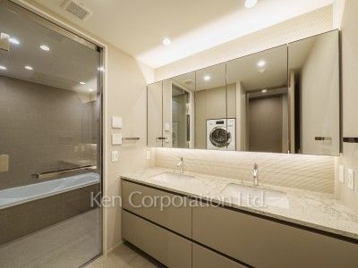 TAKANAWA GATEWAY CITY RESIDENCEの写真 パウダールーム ※38階の同じ間取タイプを撮影。仕様が異なることがあります。
