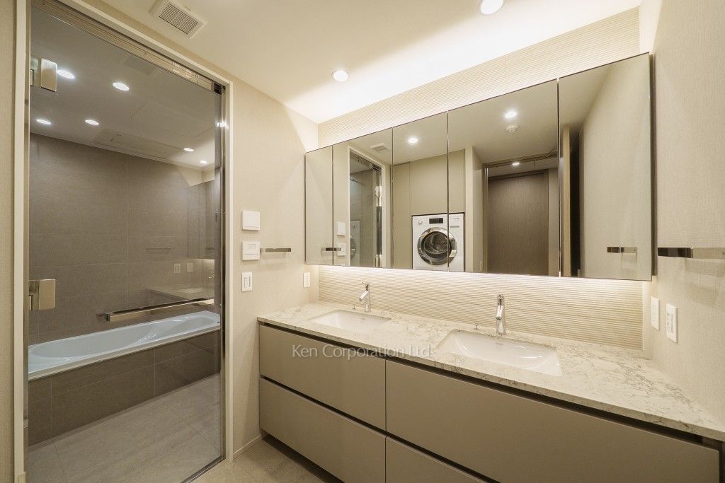 TAKANAWA GATEWAY CITY RESIDENCEの写真 パウダールーム ※38階の同じ間取タイプを撮影。仕様が異なることがあります。