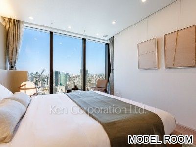 マスターベッドルーム　※MODEL ROOM ※31階の同じ間取タイプを撮影。仕様が異なることがあります。