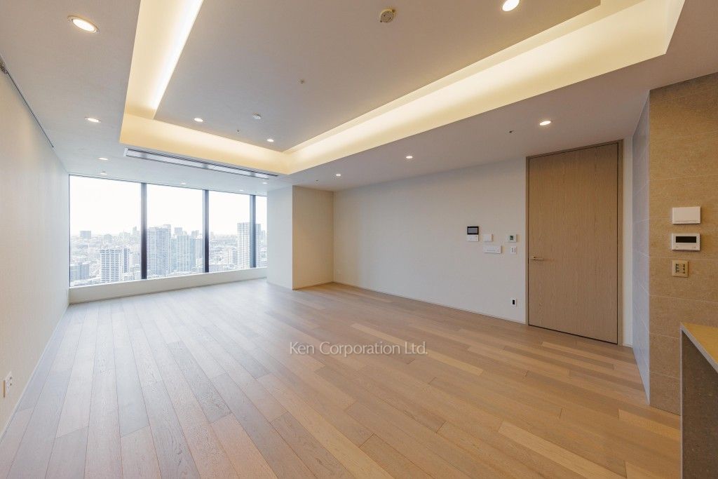 TAKANAWA GATEWAY CITY RESIDENCEの写真 居室（LDなど） ※35階の同じ間取タイプを撮影。仕様が異なることがあります。