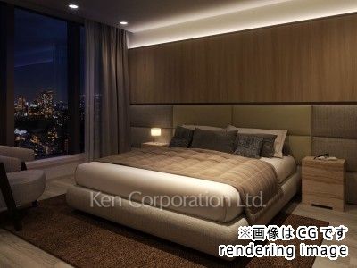 TAKANAWA GATEWAY CITY RESIDENCEの写真 ベッドルーム　※画像はCGで作成された31Fモデルルームです。