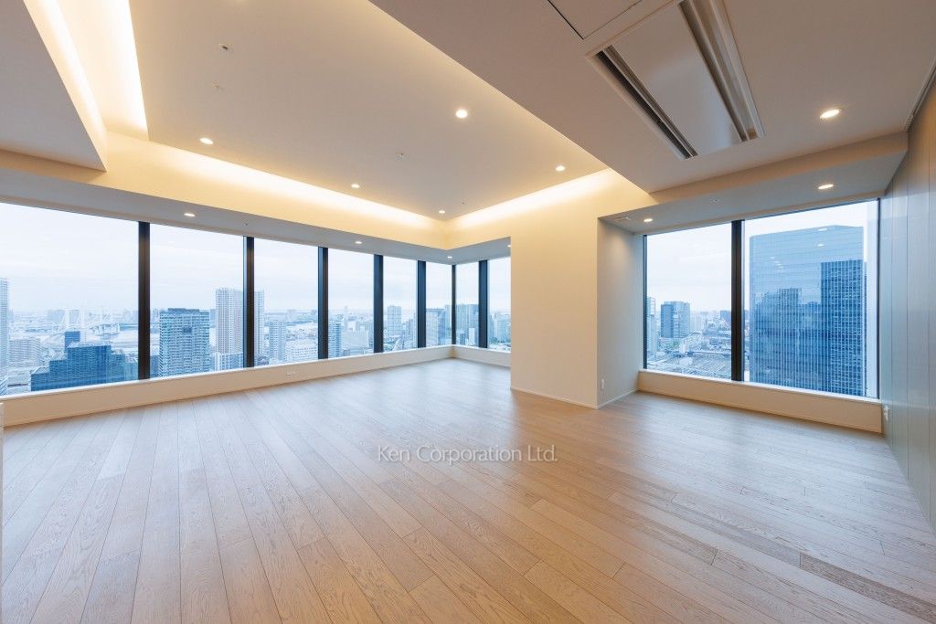 TAKANAWA GATEWAY CITY RESIDENCEの写真 居室（LDなど） ※33階の同じ間取タイプを撮影。仕様が異なることがあります。