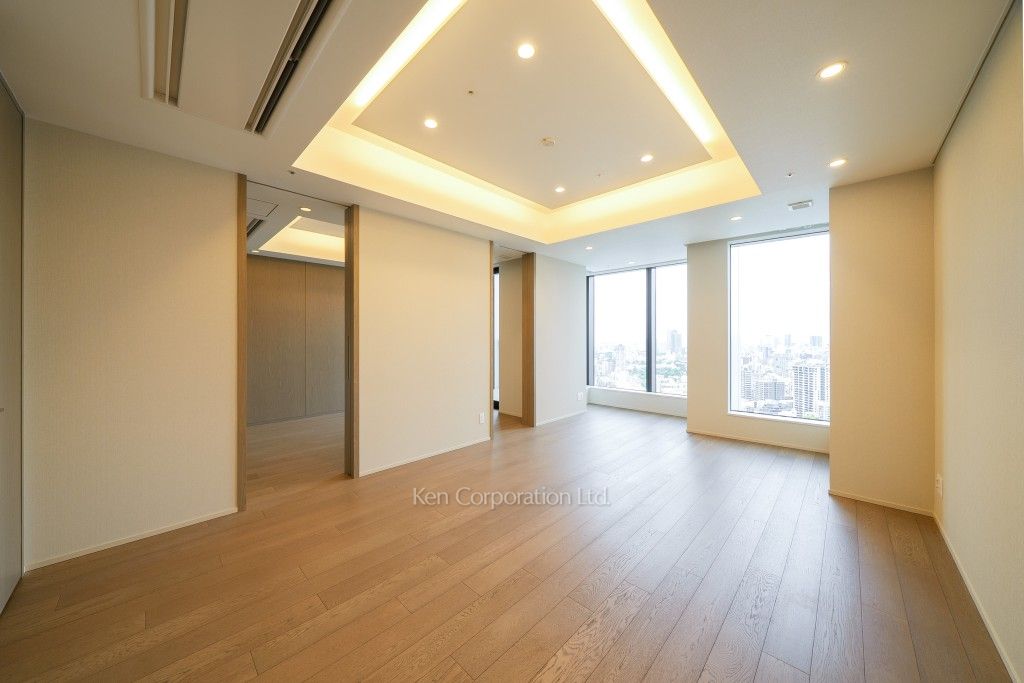 TAKANAWA GATEWAY CITY RESIDENCEの写真 居室（LDなど） ※38階の同じ間取タイプを撮影。仕様が異なることがあります。