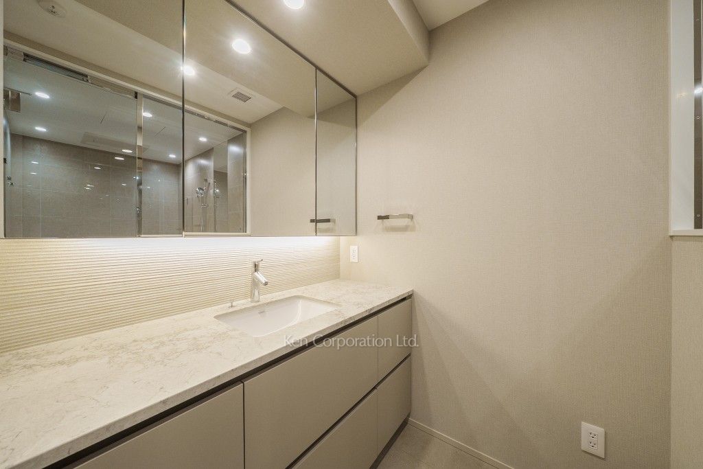 TAKANAWA GATEWAY CITY RESIDENCEの写真 パウダールーム ※38階の同じ間取タイプを撮影。仕様が異なることがあります。