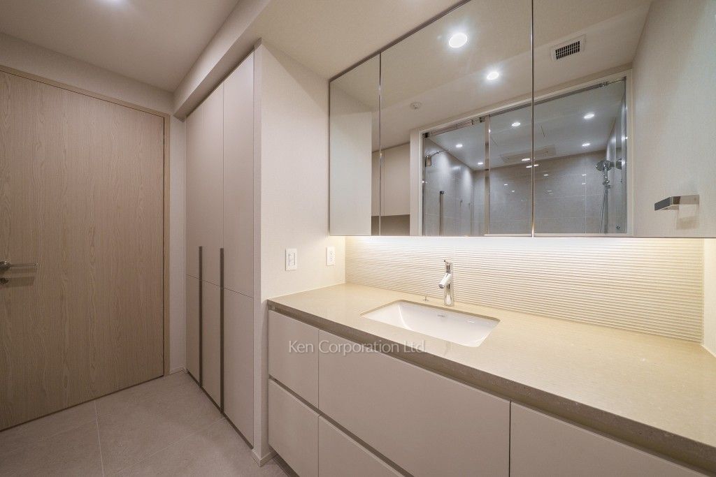 TAKANAWA GATEWAY CITY RESIDENCEの写真 パウダールーム ※36階の同じ間取タイプを撮影。仕様が異なることがあります。