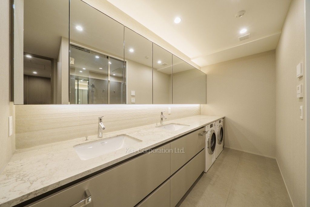 TAKANAWA GATEWAY CITY RESIDENCEの写真 パウダールーム ※38階の同じ間取タイプを撮影。仕様が異なることがあります。