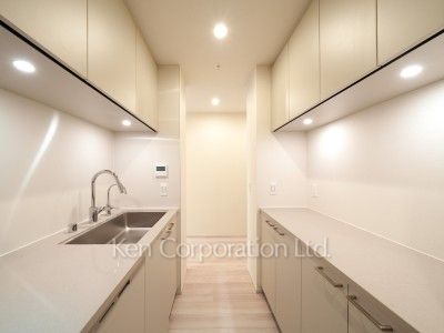 TAKANAWA GATEWAY CITY RESIDENCEの写真 キッチン※画像は同タイプの1009号室（SPタイプ・スノーグレージュ）です。階数・カラータイプが異なる場合があります。 ※10階の同じ間取タイプを撮影。仕様が異なることがあります。