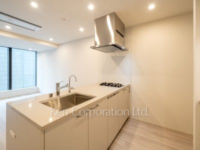 キッチン※画像は同タイプの1004号室（SUタイプ・スノーグレージュ）です。階数・カラータイプが異なる場合があります。 ※10階の同じ間取タイプを撮影。仕様が異なることがあります。