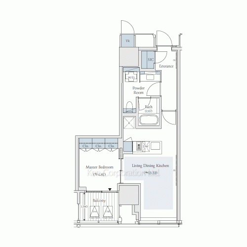 TAKANAWA GATEWAY CITY RESIDENCEの写真 間取り