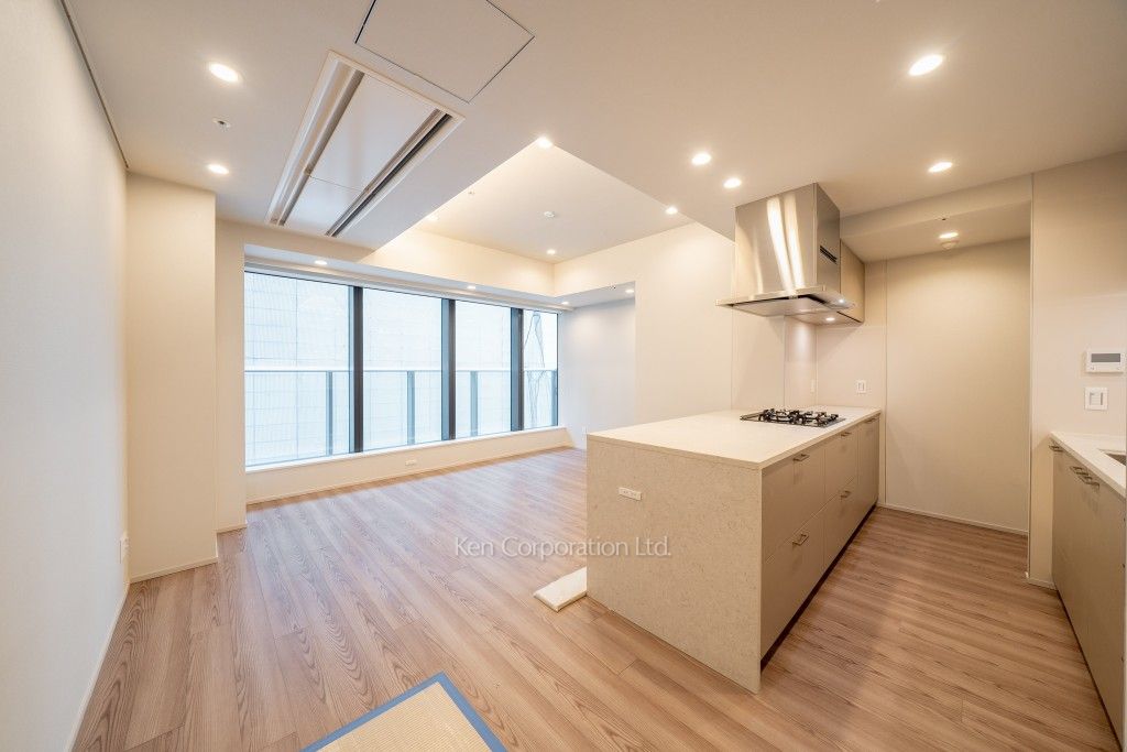 TAKANAWA GATEWAY CITY RESIDENCEの写真 リビングダイニングキッチン※画像は同タイプの801号室（RXタイプ・モカグレージュ）です。階数・カラータイプが異なる場合があります。 ※8階の同じ間取タイプを撮影。仕様が異なることがあります。