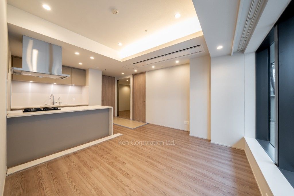 TAKANAWA GATEWAY CITY RESIDENCEの写真 リビングダイニングキッチン※画像は同タイプの801号室（RXタイプ・モカグレージュ）です。階数・カラータイプが異なる場合があります。 ※8階の同じ間取タイプを撮影。仕様が異なることがあります。