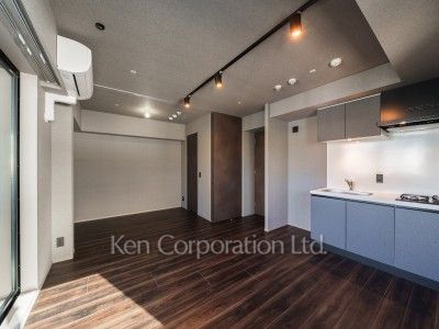 デュオフラッツ池尻大橋の写真 居室（LDなど） ※12階の同じ間取タイプを撮影。仕様が異なることがあります。