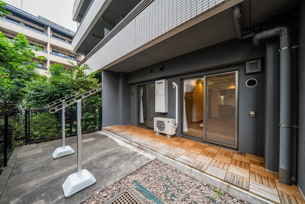 西麻布ホームズの写真 専用庭