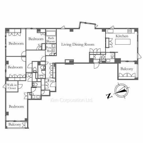 THE PORTMANの写真 間取り