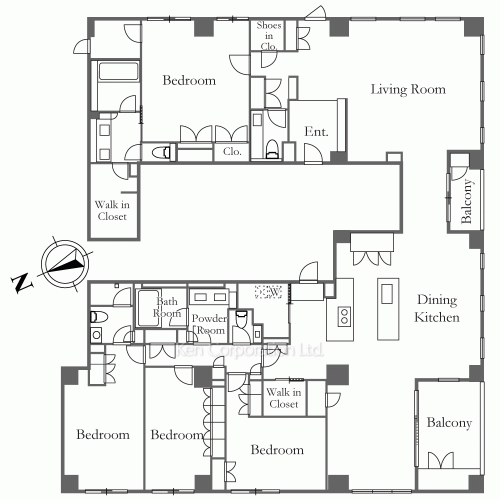 THE PORTMANの写真 間取り